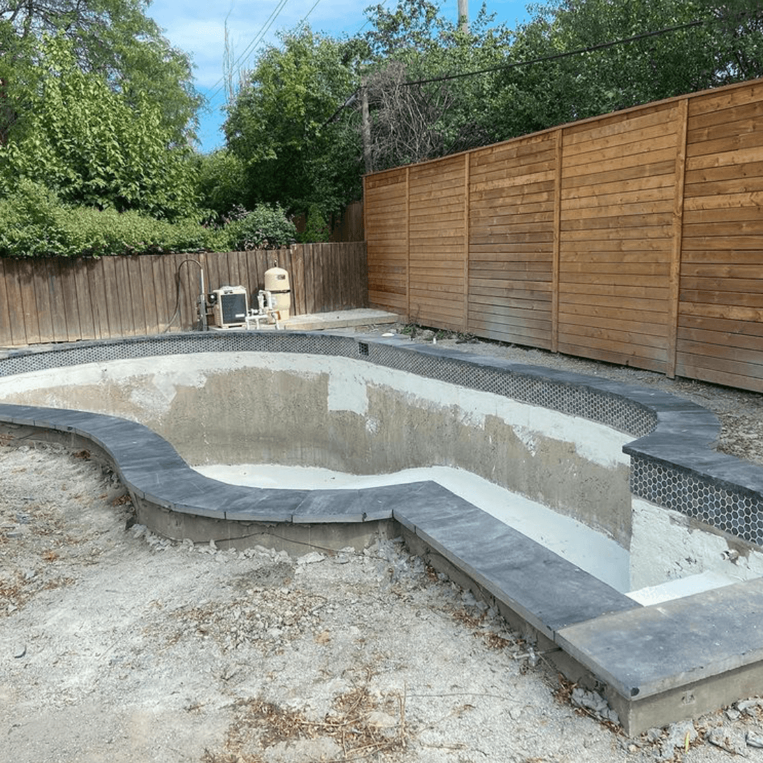 pool reno liner to concrete in progress 2